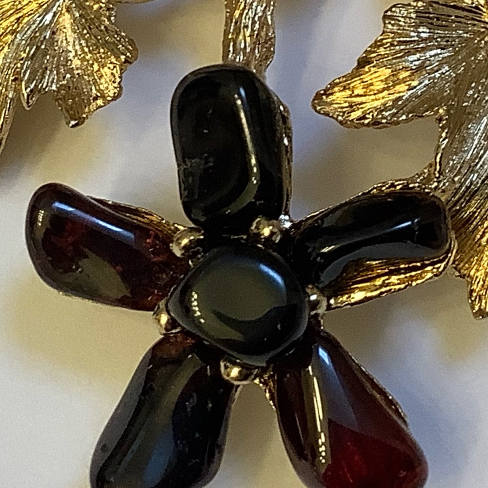 Vintage Larger size Tree Branch and Flower Swoboda Brooch - Picture 8 of 10